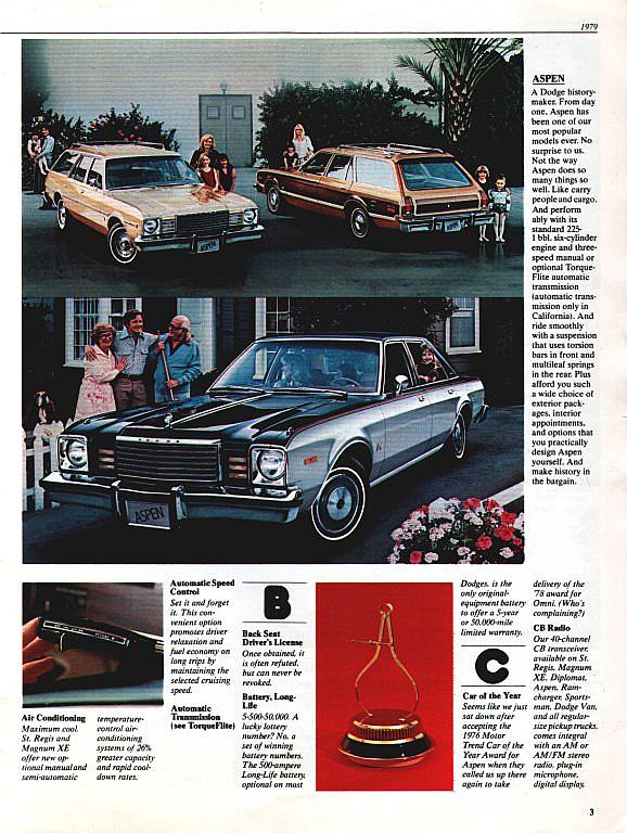 1979 Dodge Brochure Page 10